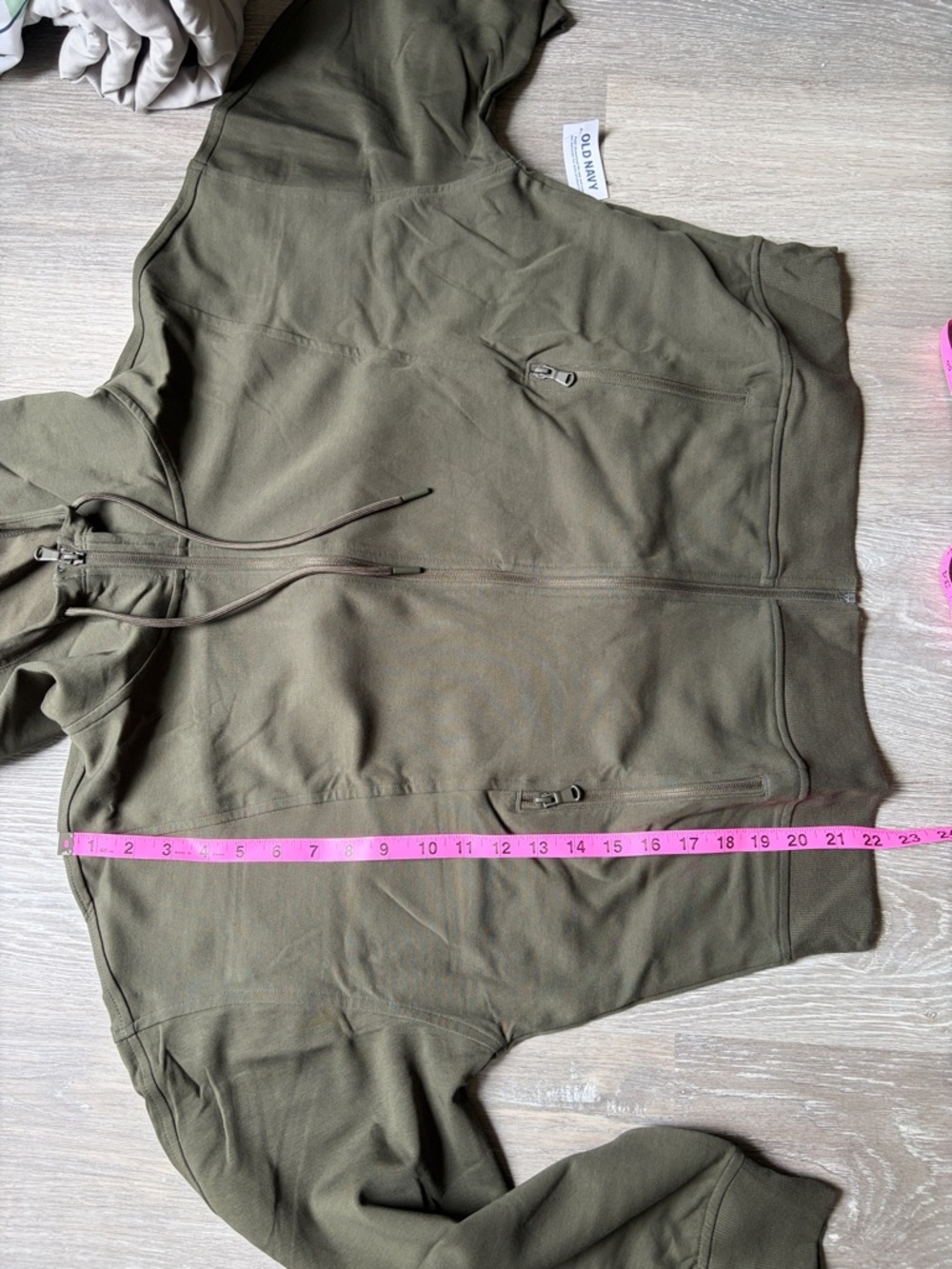 Old Navy Dynamic Fleece Oversized Full-Zip Hoodie Sweatshirt, NWT - Picture 9 of 14
